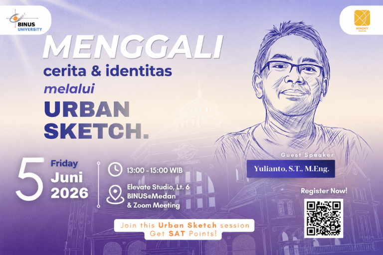 Menggali Cerita dan Identitas Kota Melalui Urban Sketch Bersama Yulianto, S.T., M.Eng