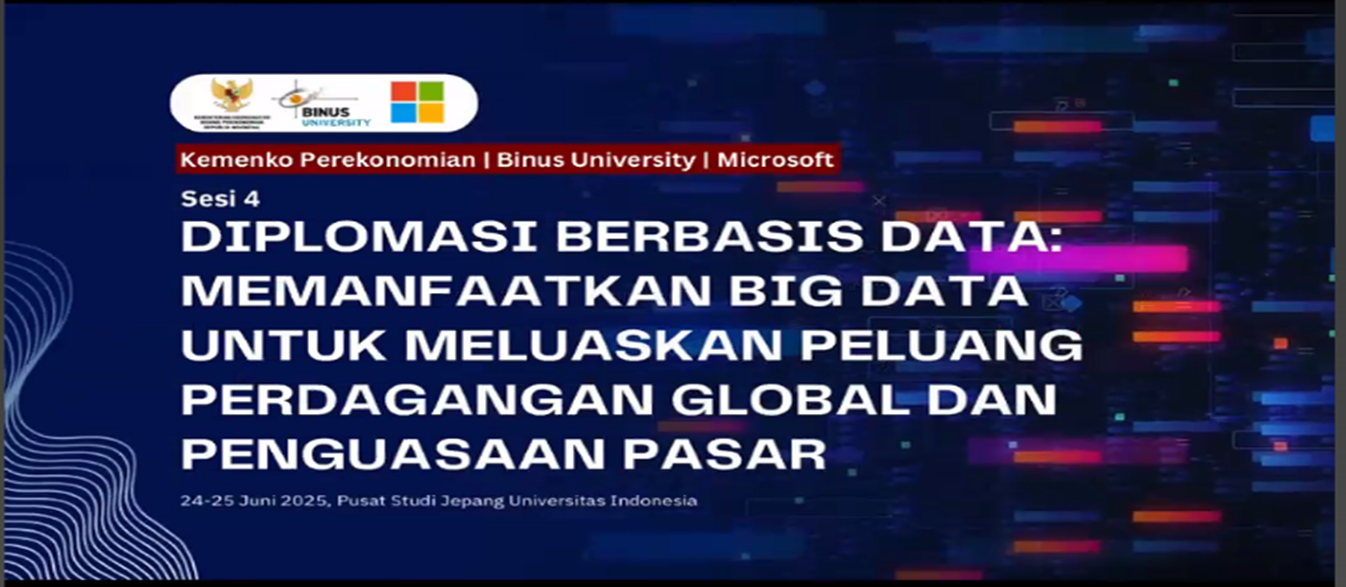 Data Deep Talk (DDT)”: Diplomasi Berbasis Data untuk Perluasan Perdagangan Global