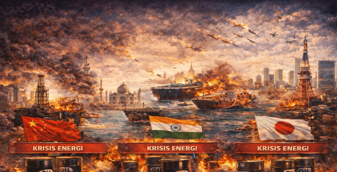 Perang di Teluk Persia, Pusing di Asia: China, India, dan Jepang Terancam Krisis Energi Terbesar Dekade Ini