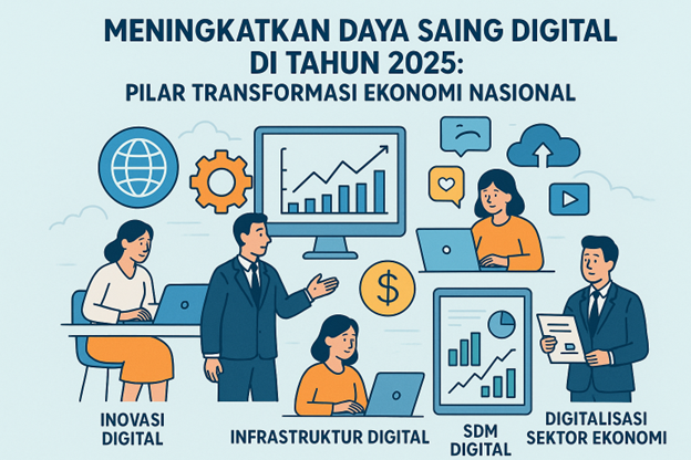Meningkatkan Daya Saing Digital di Tahun 2025: Pilar Transformasi Ekonomi Nasional