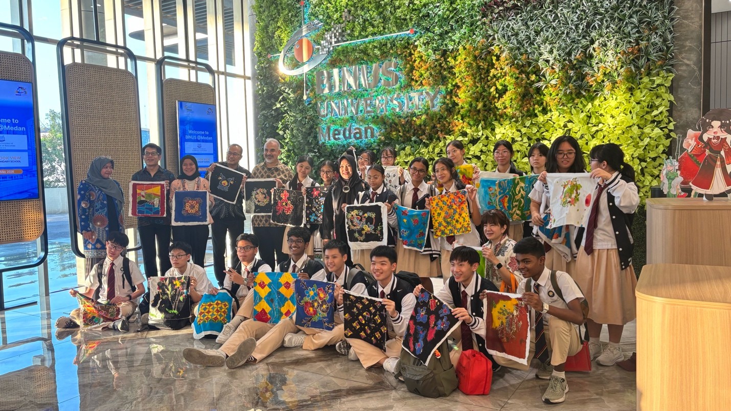 BINUS @Medan Dorong Promosi Budaya Indonesia Melalui Overseas Learning Journey Bersama Bedok View Secondary School Singapura