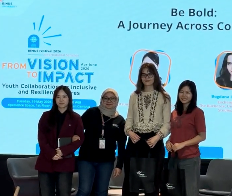 Mahasiswa Jepang dan Romania Bagikan Pengalaman Belajar Lintas Negara di BINUS Festival 2026