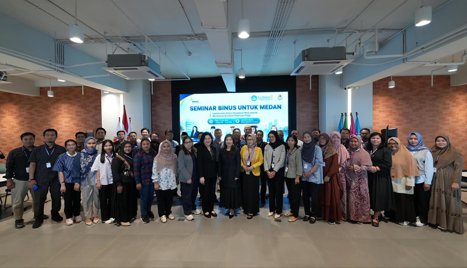 Penguatan Sistem Mutu Perguruan Tinggi dan Apresiasi Mahasiswa Jadi Sorotan lewat “BINUS Untuk Medan”