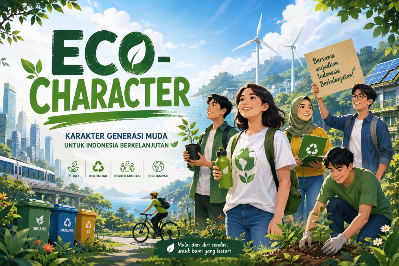 Eco-Character: Karakter Generasi Muda untuk Indonesia Berkelanjutan