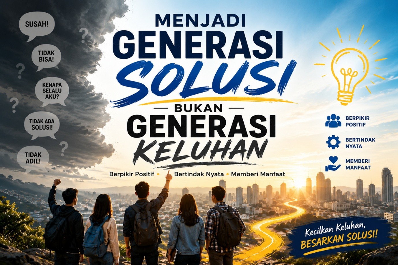 Menjadi Generasi Solusi, Bukan Generasi Keluhan