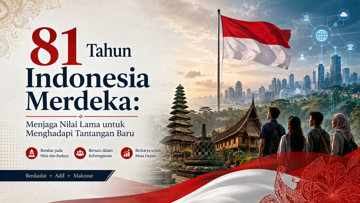 81 Tahun Indonesia Merdeka: 
Menjaga Nilai Lama untuk Menghadapi Tantangan Baru
