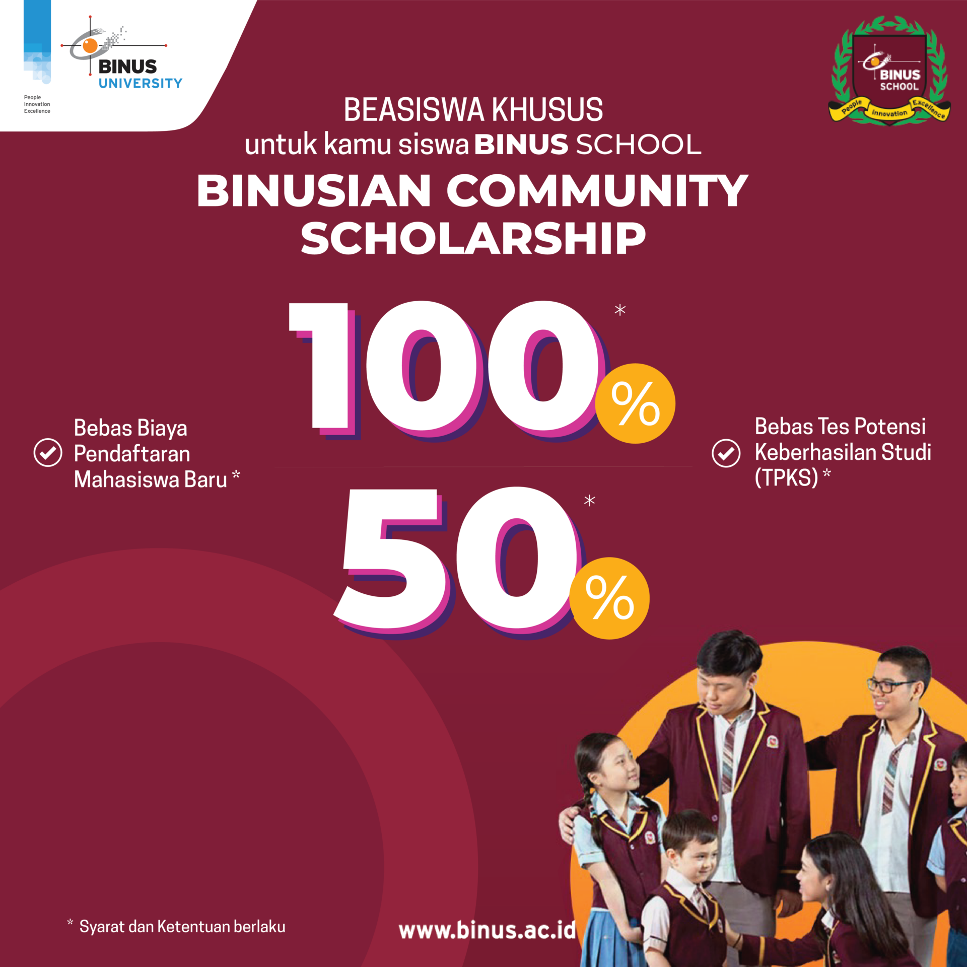 Direct Admission BINUS SCHOOL