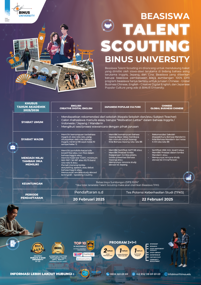 Talent Scouting Scholarship