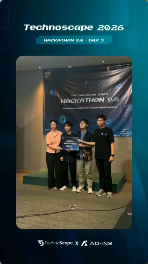 Buktikan Kemampuan Coding dan Inovasi Digital, Mahasiswi Sistem Informasi BINUS Semarang Raih Juara 3 di Technoscope 2026 Hackathon 9.0 Bersama Tim Sepakat dari BNCC