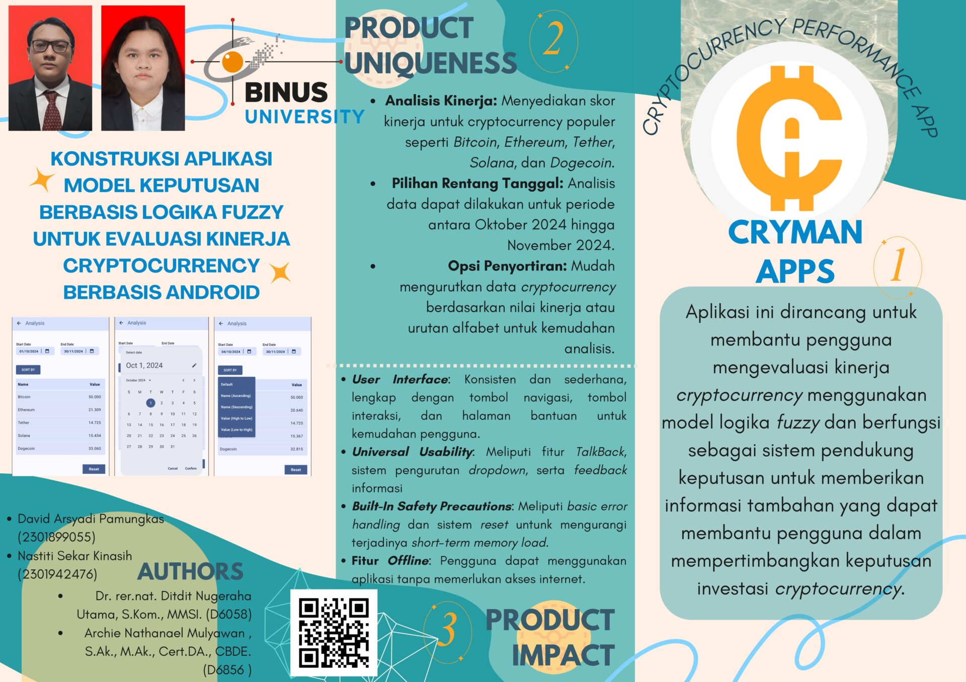 KONSTRUKSI APLIKASI MODEL KEPUTUSAN BERBASIS LOGIKA FUZZY UNTUK EVALUASI KINERJA CRYPTOCURRENCY BERBASIS ANDROID