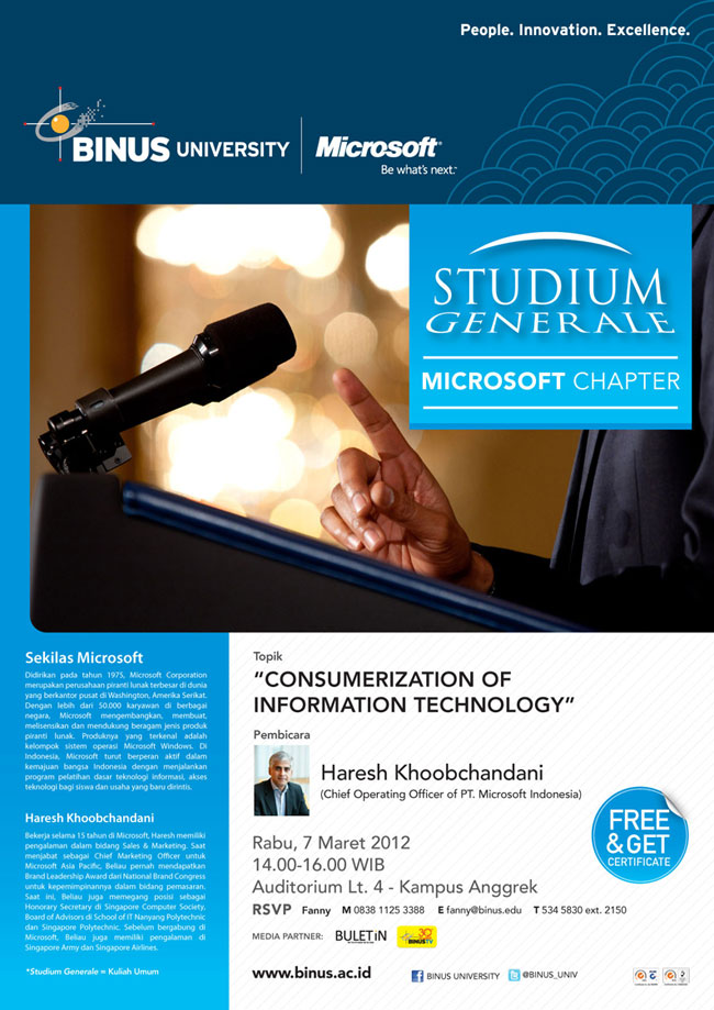 STUDIUM GENERALE: Microsoft Chapter