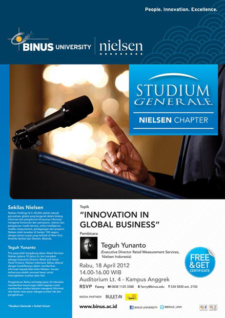 Studium Generale Nielsen Chapter: Innovation in Global Business