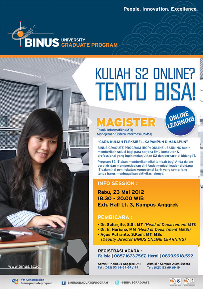 Info Session BINUS Graduate Program Online