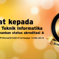 PROGRAM STUDI TEKNIK INFORMATIKA BINUS UNIVERSITY BERHASIL  