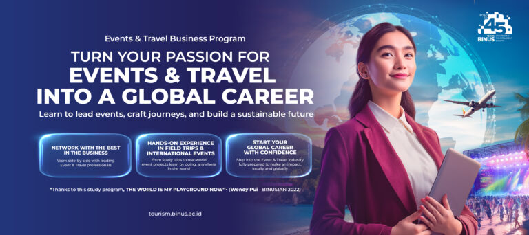 BINUS University Luncurkan Program Event & Travel Business di BINUS @Kemanggisan melalui Studium Generale: Rebranding Strategis Jurusan Tourism untuk Era Digital