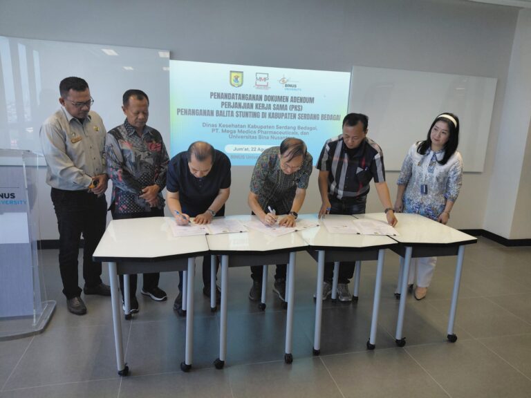 Di Medan, BINUS Perkuat Kolaborasi dengan Pemkab dan Industri dalam Penanganan Balita Stunting di Serdang Bedagai