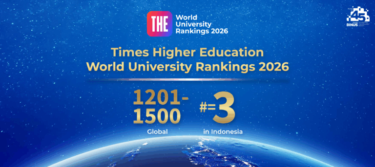 BINUS UNIVERSITY Tunjukkan Konsistensi Mutu Global di Times Higher Education - World University Rankings 2026