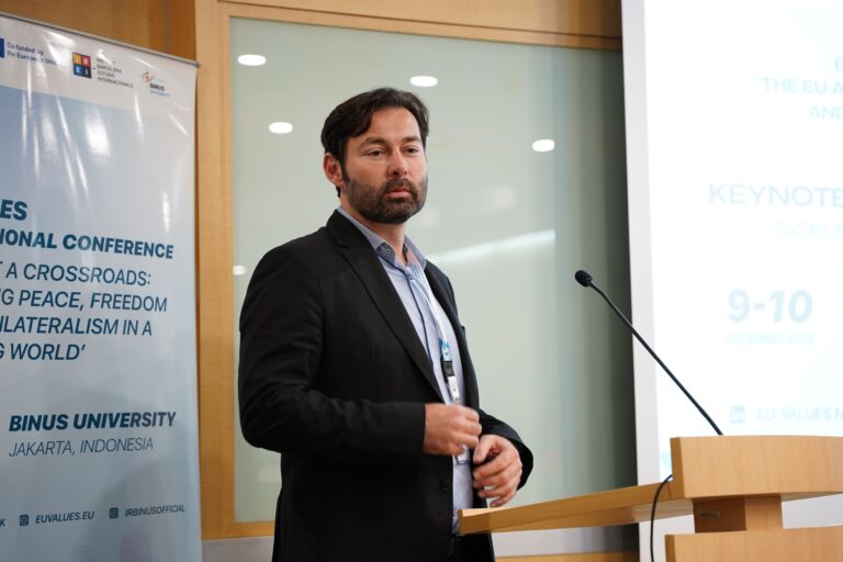 International Relations BINUS University Perkuat Jejaring Global lewat EU Values International Conference, Hadirkan 80+ Peneliti dari 40 Perguruan Tinggi Dunia
