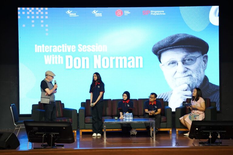 Perkuatkan Ilmu UX dan Design Thinking, School of Information Systems BINUS UNIVERSITY Hadirkan The Father of UX