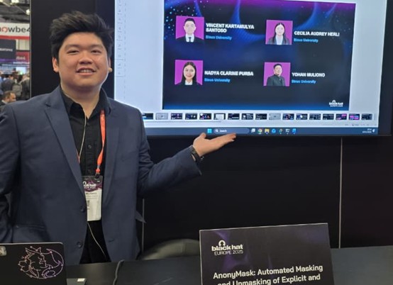 Jejak Prestasi 2025: Kolaborasi Dosen dan Mahasiswa Cyber Security
BINUS UNIVERSITY Tembus Black Hat Europe
