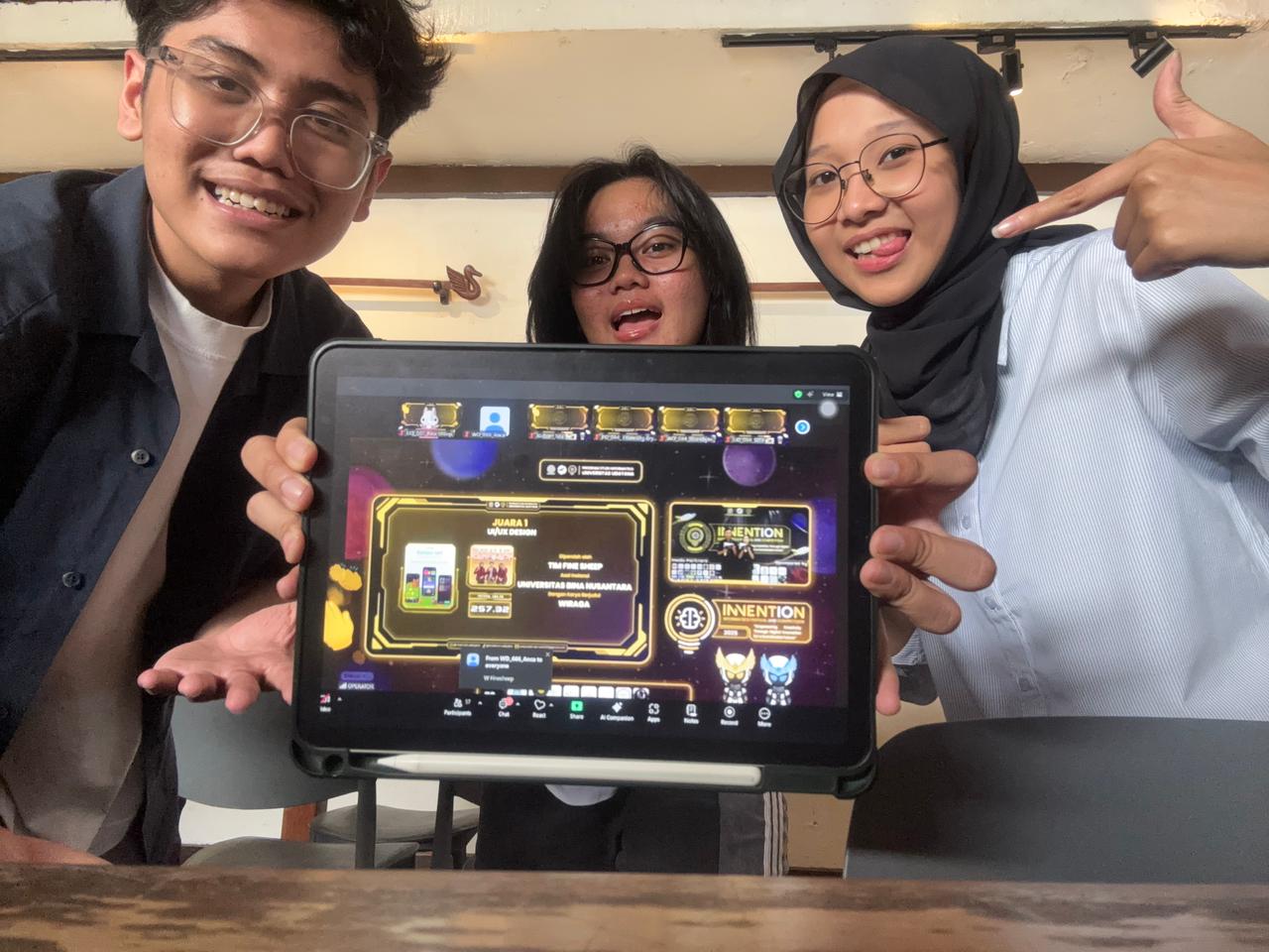 Mahasiswa BINUS @Bandung Juara 1 UI/UX Nasional, Bukti Talenta Creative ...