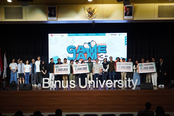 BINUS UNIVERSITY Jadi Tuan Rumah Garena Game Jam 3, Dorong Talenta Muda Ciptakan Inovasi Game Indonesia