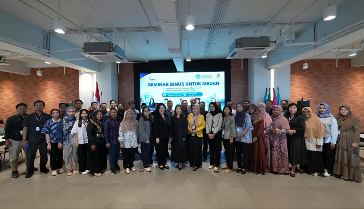 Penguatan Sistem Mutu Perguruan Tinggi dan Apresiasi Mahasiswa Jadi Sorotan lewat “BINUS Untuk Medan”