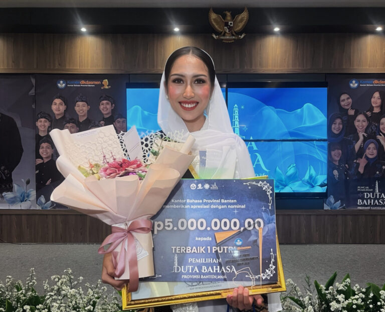 Terinspirasi dari Pengalaman Studi di Meksiko, Mahasiswi BINUS @Alam Sutera Raih Juara 1 Duta Bahasa Banten 2026