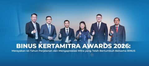 BINUS Kertamitra Awards 2026: Merayakan 45 Tahun Perjalanan dan Mengapresiasi Mitra yang Telah Bertumbuh Bersama BINUS